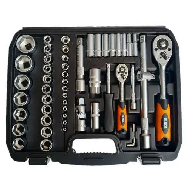 Набір інструментів BLACK 108 ел хром-ванадій набор головок ключей PL