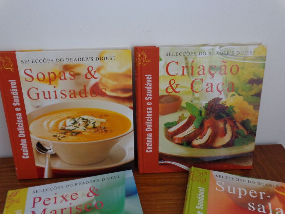 Colecção "Cozinha deliciosa e saudável" das Selecções