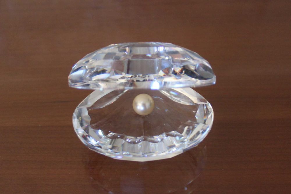 Figura de coleção Concha com Pérola da Swarovski (artigo 014389)