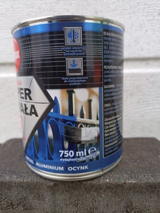 Farba do metalu ALTAX Emalia SUPER TRWAŁA 9 kolorów puszki 0,75L WARTO