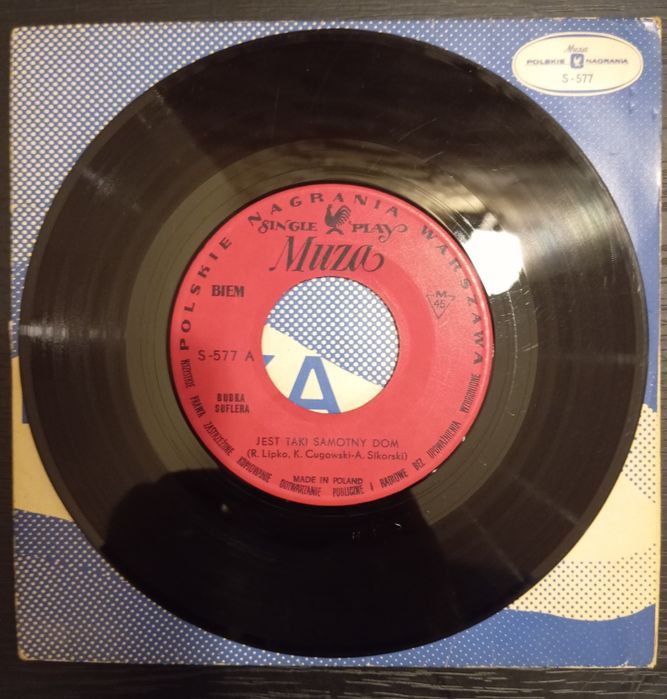 Budka Suflera singiel Jest taki samotny dom winyl  VG+/EX unikat
