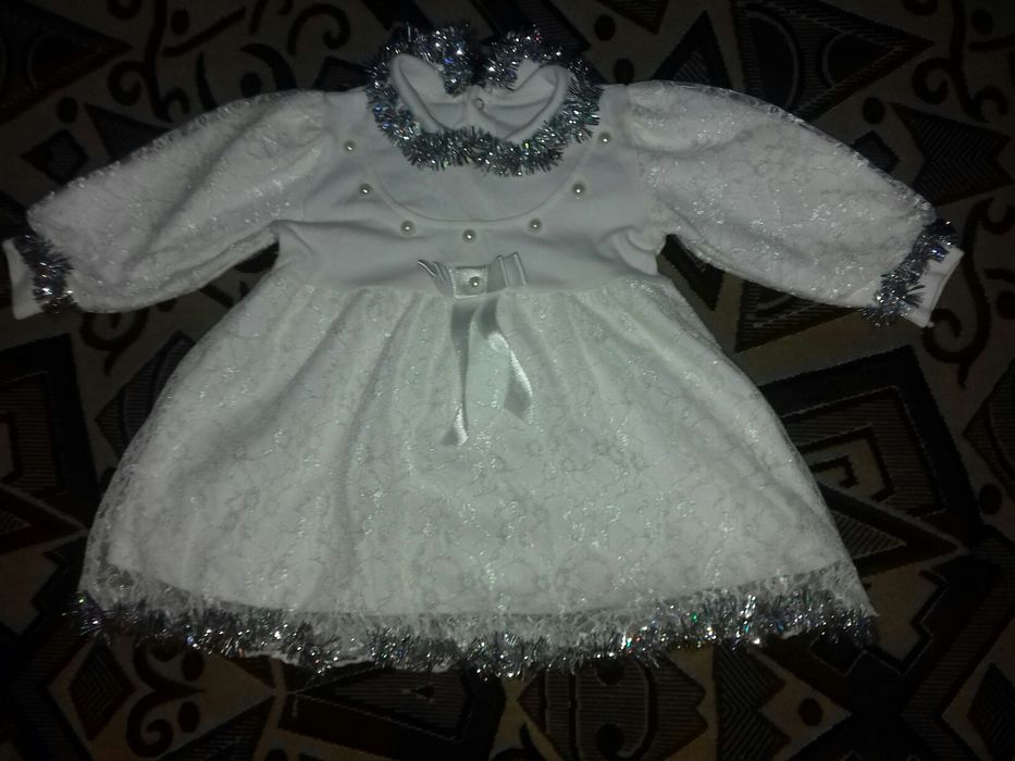 Новогоднее платье снежинка, принцесса
