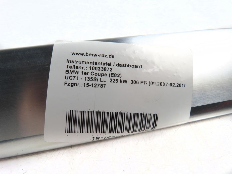 Friso Do Tablier Bmw 1 Convertible Ref: 0024025 2003 - 2013