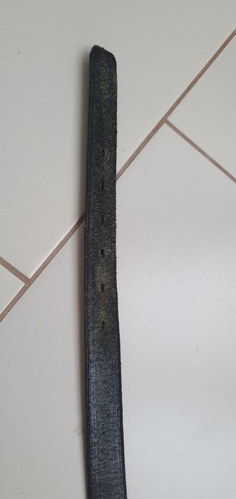 Pasek skórzany czarny meski 90 cm