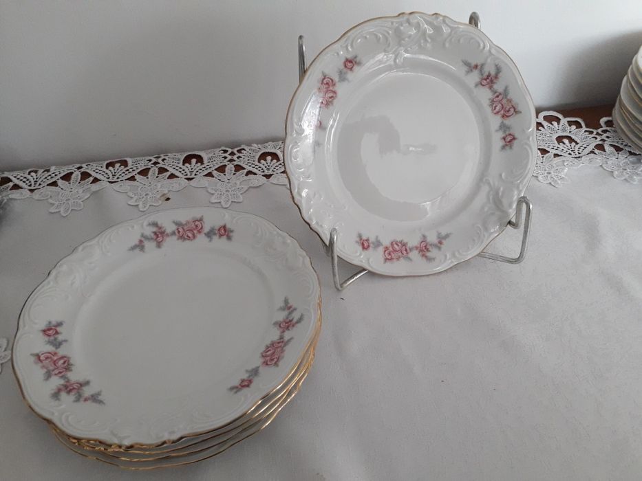 Talerzyki porcelana WAWEL