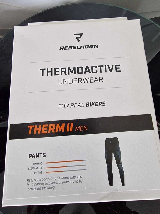 Męskie spodnie termoaktywne motocyklowe Rebelhorn Therm II GRATISY!