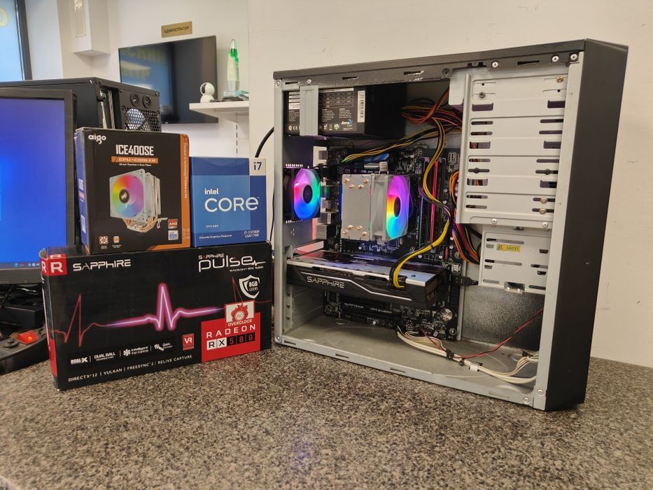 Игровой ПК intel i7 4770/SSD 240-Gb/ОЗУ 16 ГБ/Sapphire Rx 580 8Gb