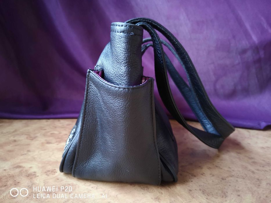 Сумка шкіряна OLD BAG Co чорна