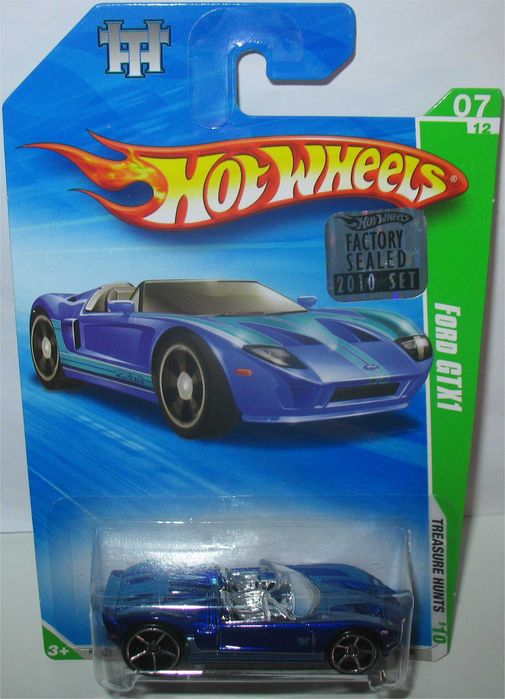 Hot Wheels - Ford GTX1 - Treasure Hunt - Factory Sealed (2010)
