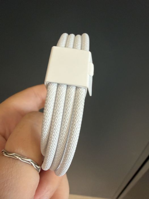 Orydinalny kabel Apple Type C Type C 60 W nowy 1m biały