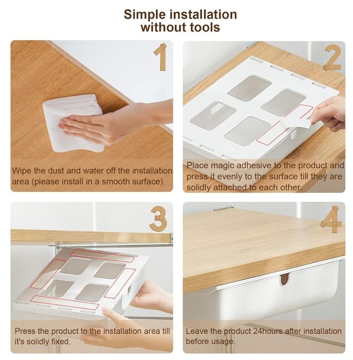 Szuflada pod blat, podwieszana