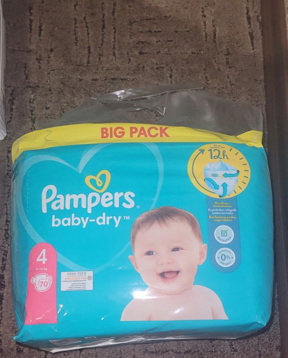 Памперсы 3 и 4 ки новые запакованные