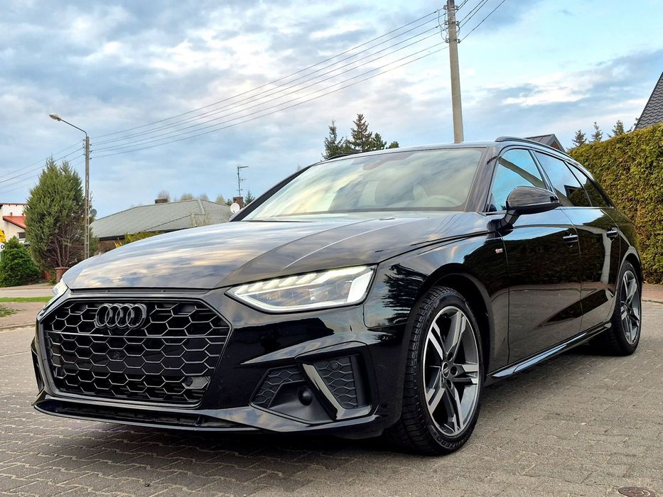 Audi A4 Avant 2024r. Hybrid 2X S-LINE Black, Led Matrix, Jak Nowa tylko 47tyś. !