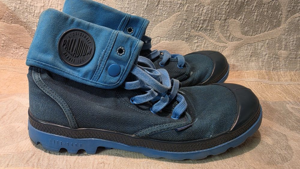 Buty Palladium niebieskie wysokie trampki rozmiar 43