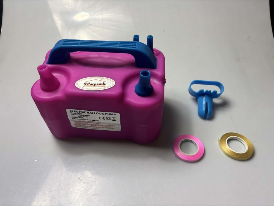 Pompka elektryczna do balonów  2DYSZE SZYBKA MOCNA WYDAJNA 6