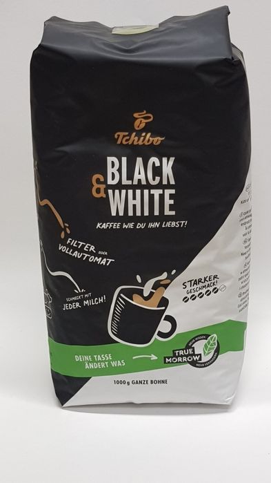 Tchibo Blac White kawa ziarnista 1 kg z Niemiec