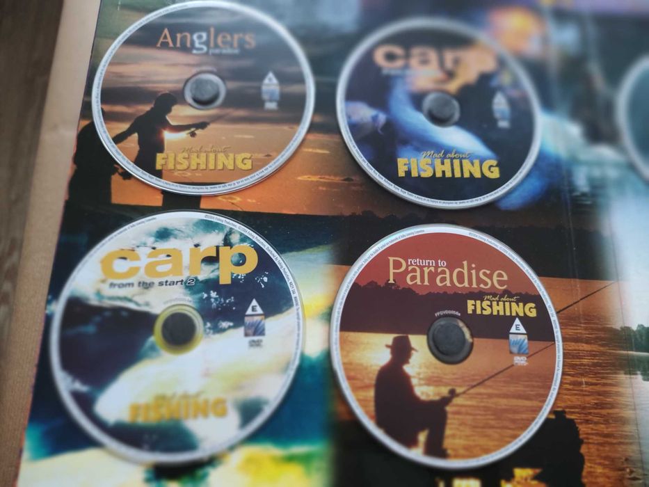 8 DVD wędkarstwo agroturystyka  j. angielski