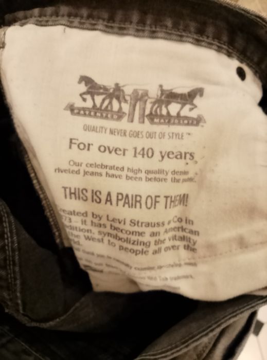 Dżinsy męskie Levis