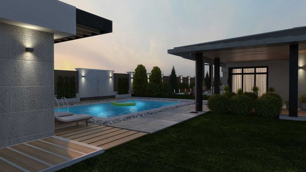 В продаже одноэтажный Дом из красного кирпича на участке 15-соток.