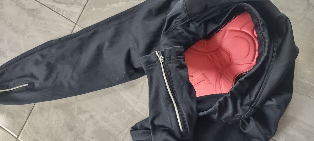 Specjal Rowerowe czarne spodnie z miękką wkladką oddychającą