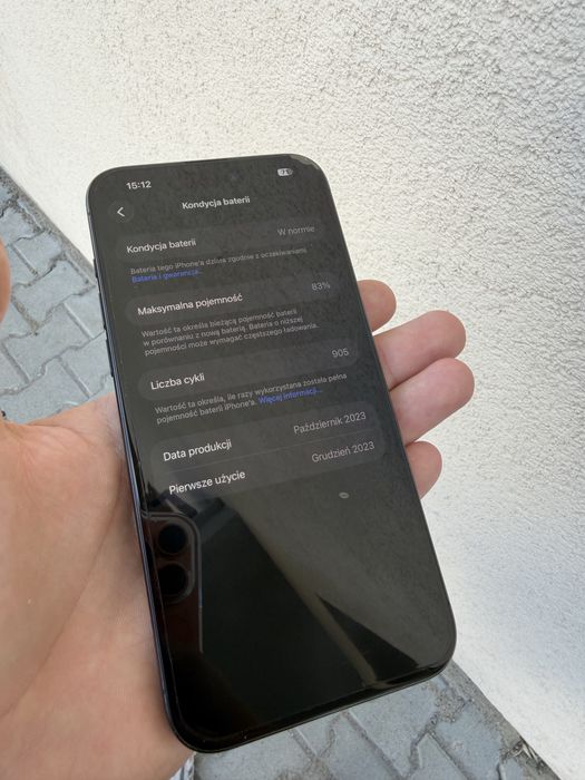 Iphone 15 Pro Max 256GB Czarny Tytan