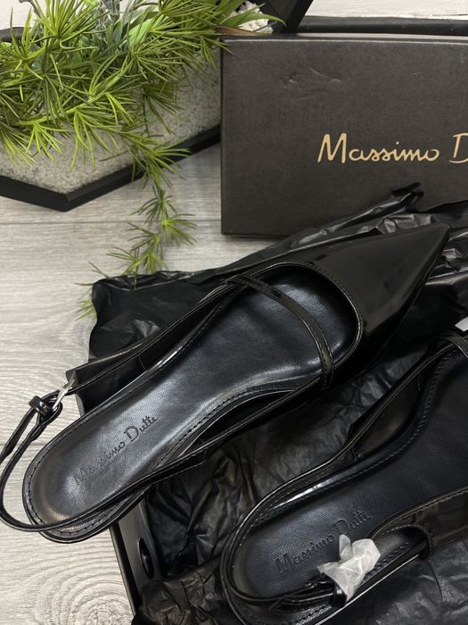 Лодочки Massimo Dutti чорні