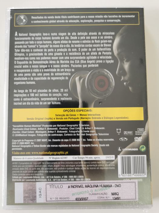 DVD "A Incrível Máquina Humana“