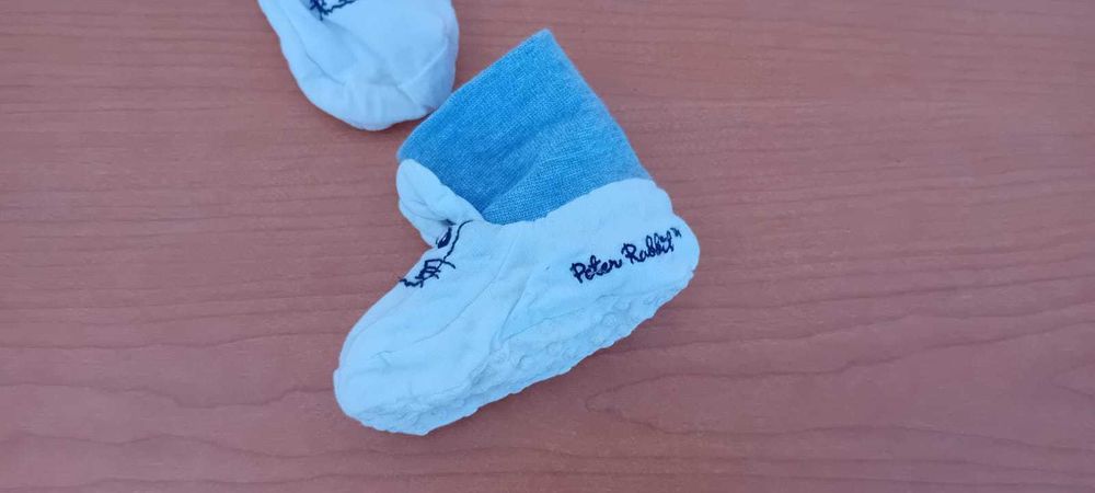 Pantufa-meia Antiderrapante Bebé "Peter Rabbit"