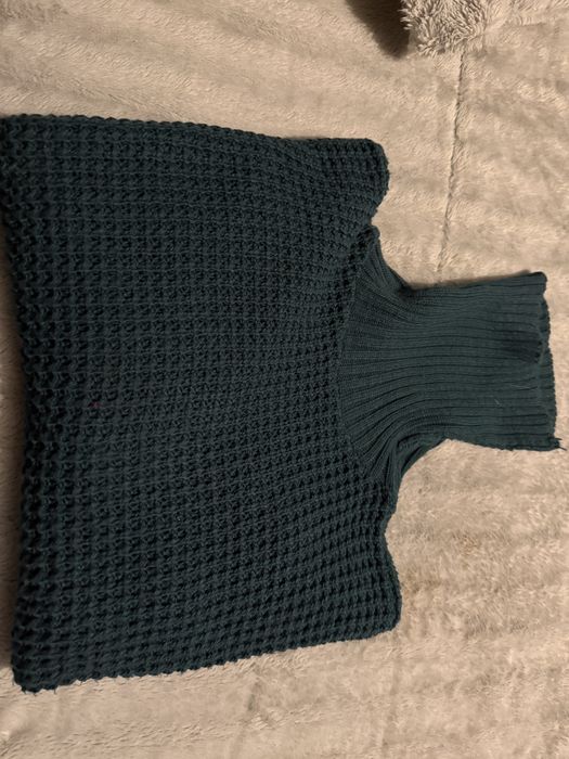 Camisola de malha de gola alta