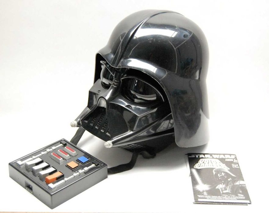 Винтажный легендарный шлем Дарта Вейдера меняющий голос