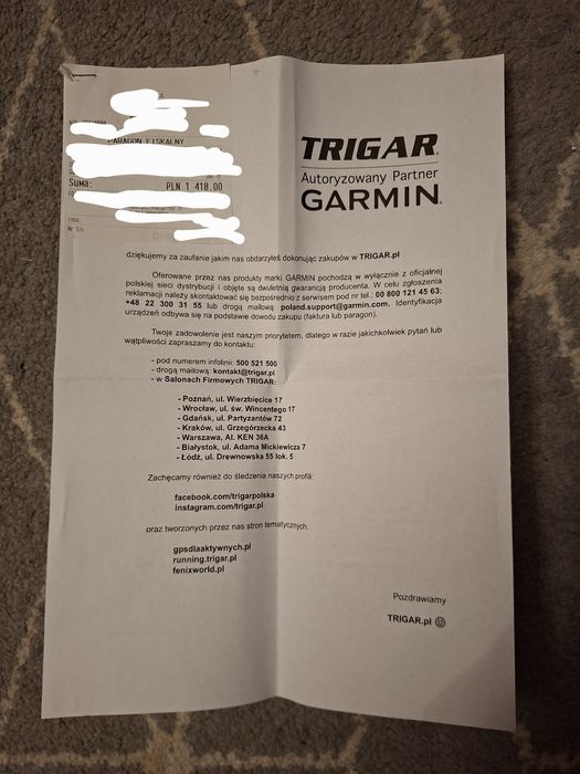 Garmin Forerunner 165 Music GWARANCJA zegarek smartwach