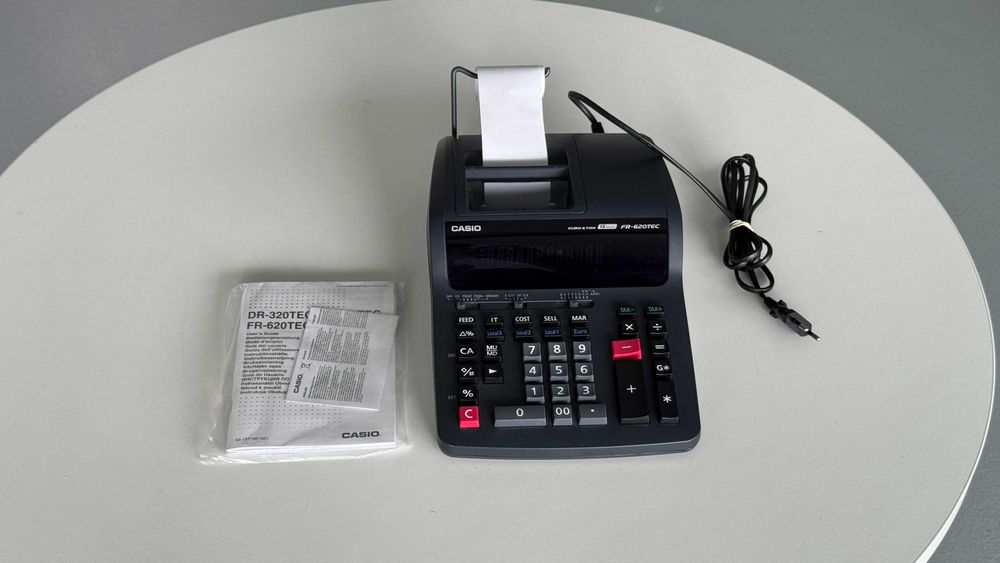 Calculadora CASIO (FR-620TEC) com Impressora – Profissional (nova)