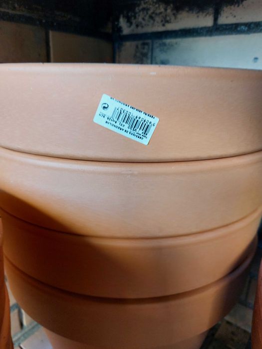 Vasos de terracota para flores e plantas