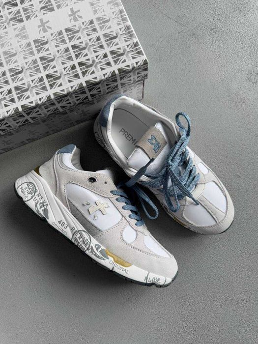 Кросівки Premiata Uomo Mase Gray/White premium