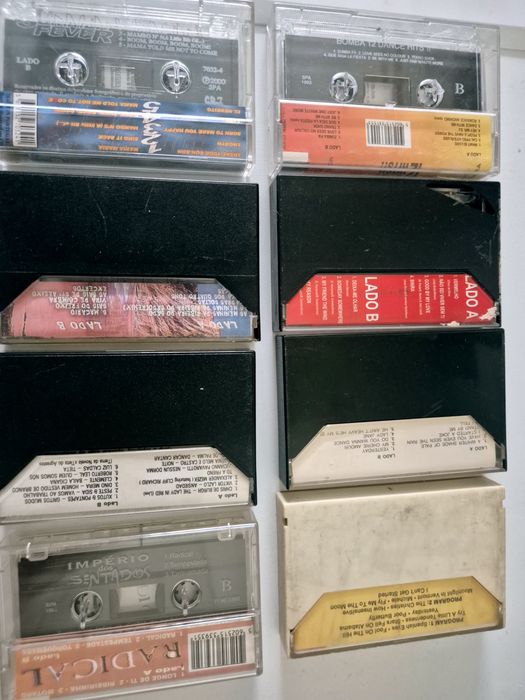 K7 cassetes áudio tapes