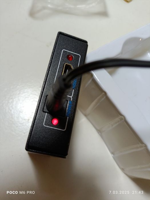 Przełącznik rozdzielacz  HDMI speaka profesjonal