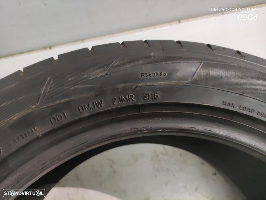 2 pneus semi novos 245/50/18 dunlop rft - oferta dos portes