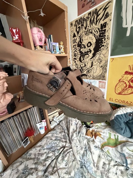buty mary jane dr. martens vintage made in england