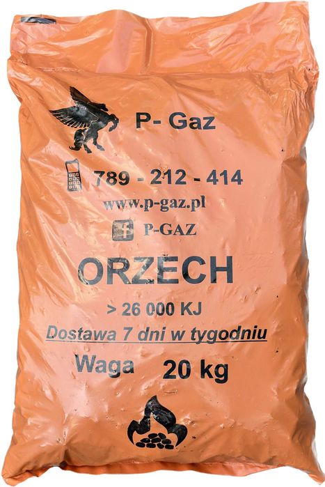 Węgiel, Węgiel workowany, Wegiel Orzech, 10kg, 20kg, Dowóz, Wniesienie