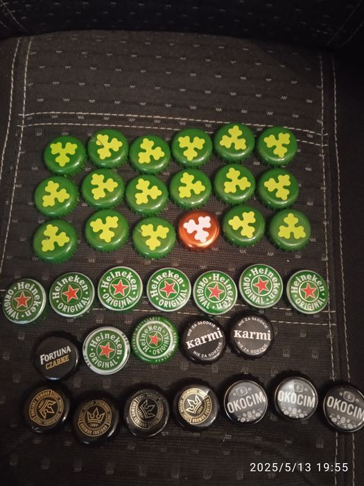 37 Kapselków Heineken Kapsel Karmi Kapsel Carlsberg Kapsel Fortuna