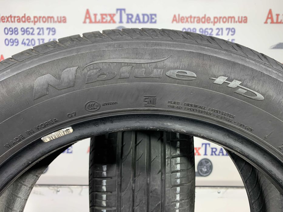 2 шт. 185/60 R15 Nexen N'Blue HD літні шини вживані