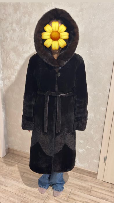 Шуба мутон , натуральна