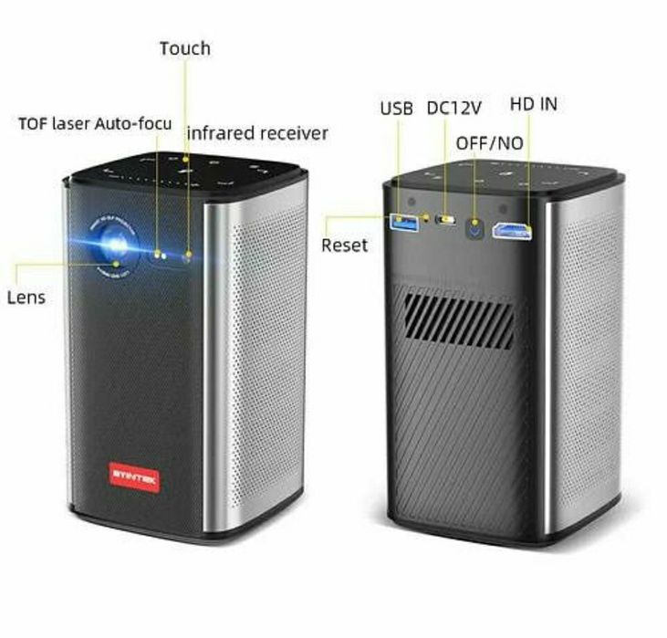 ДЛЯ БЛЕКАУТА Порт. проектор BYINTEK P70 DLP 3D 400ANSI Wi-Fi Android