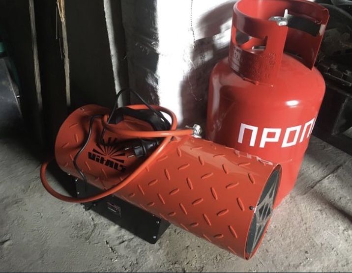 Обігрівач теплова газова пушка гармата дуйка оренда прокат