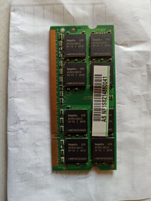 Оперативна пам'ять SODIMM DDR2 1Gb pc2-5300s