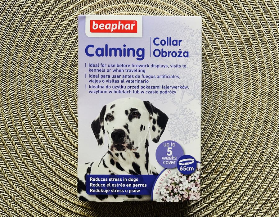 Beaphar Calming Collar Dog / obroża relaksacyjna dla psów / 65cm