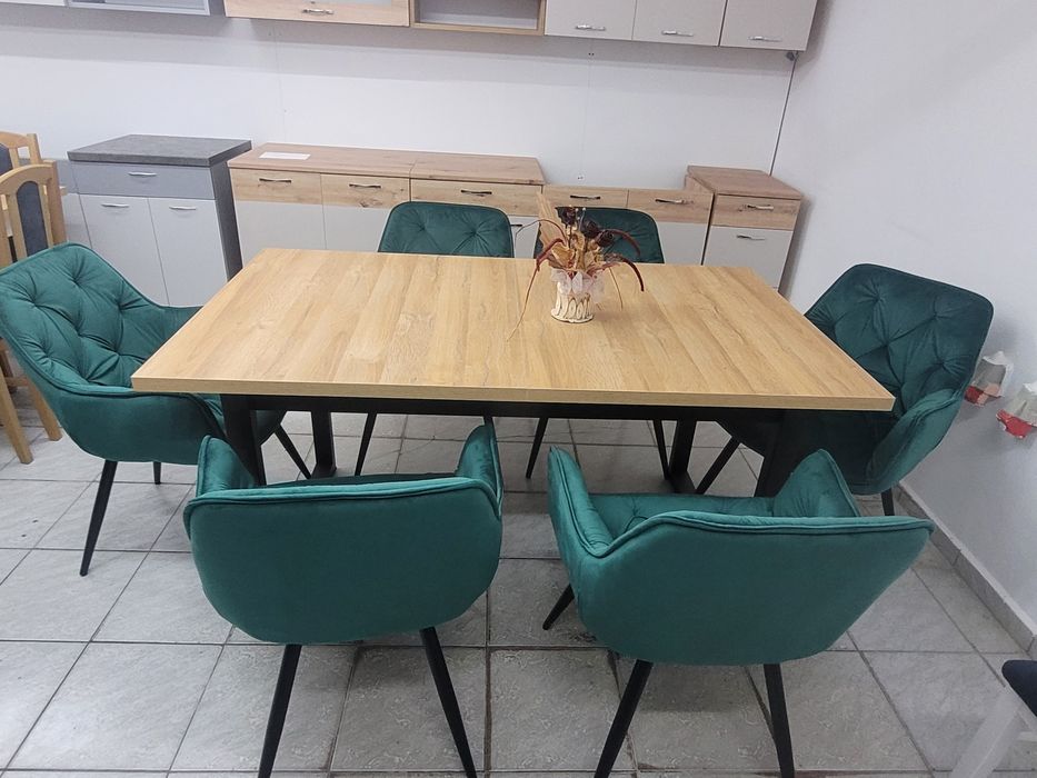 Stół loftowy rozkladany 160x90 +40cm