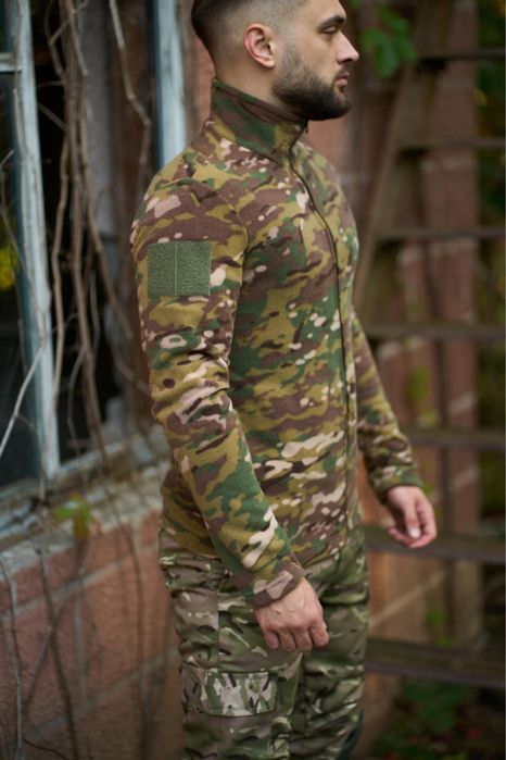 Флісова кофта чоловіча мілітарі