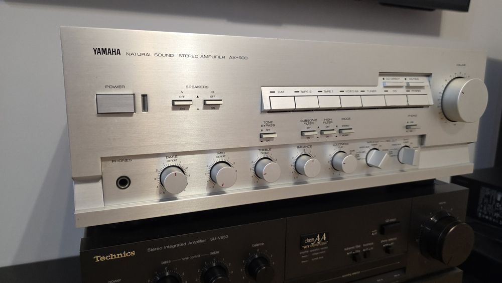 Yamaha AX-900, AX900. Sebrna. Ideał dźwięku i detalu.