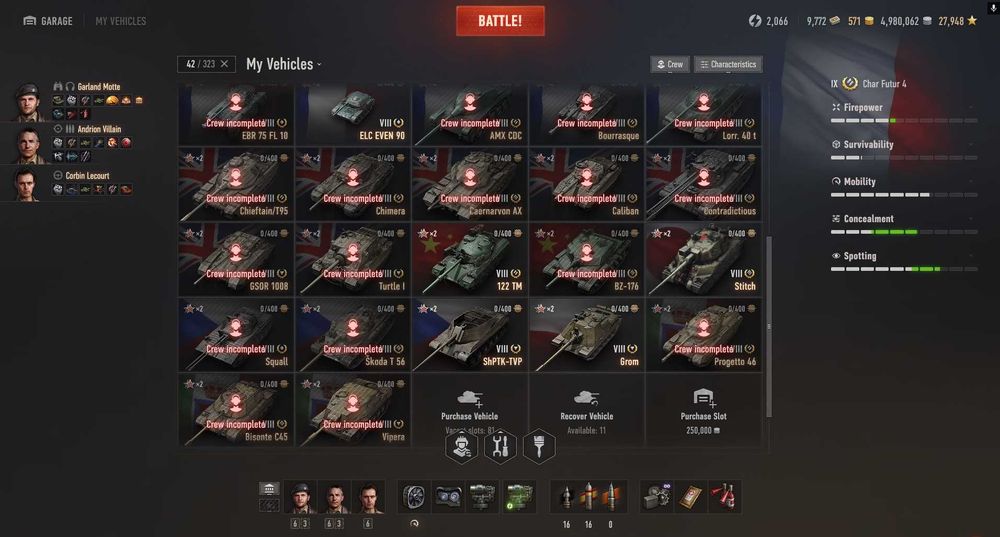 Акаунт World of Tanks Колекційний